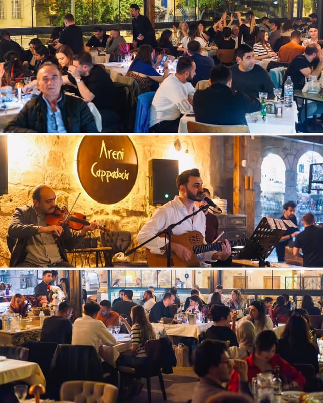 Areni Restaurant Kapadokya Canlı Müzik Gecesi